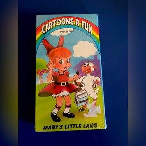 Mary’s Little Lamb Cartoons R Fun 1989 VHS Tape